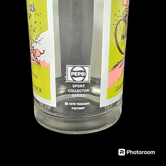 Pepsi Vtg 70s Sport Collector Series Glass Leader Of The Pack Gary Patterson - Picture 2 of 6